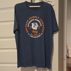 Salvage Blue Graphic Tee